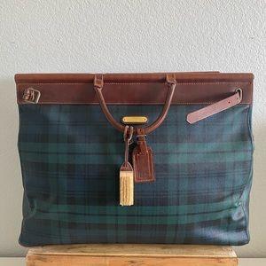 Vintage Polo Ralph Lauren Blackwatch Travel Bag
